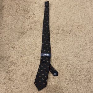 Chaps Dachshund Black Tie New